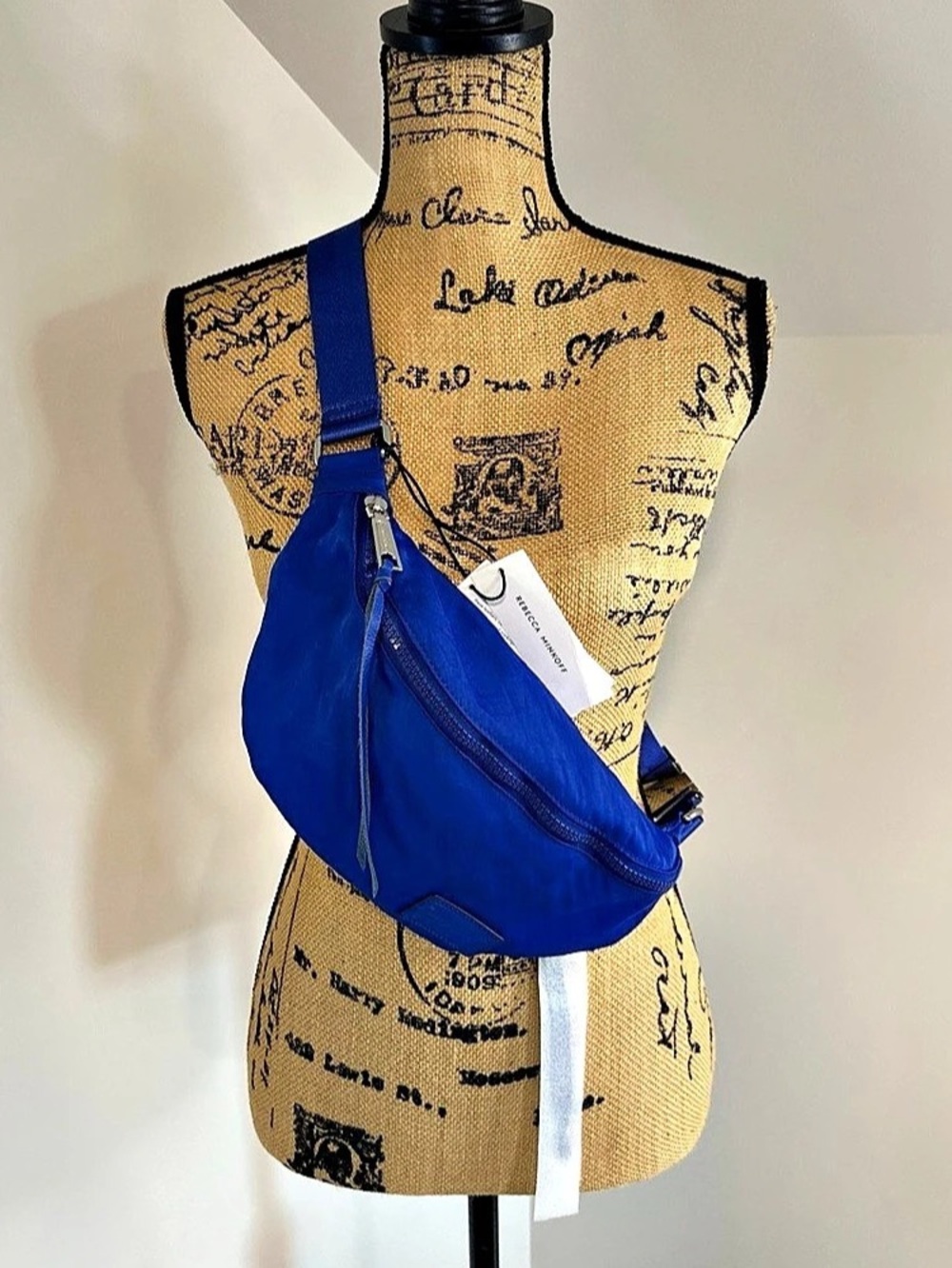 NWT Rebecca Minkoff Bright Blue Belt Bag Fanny Pack Sling Adjustable Strap